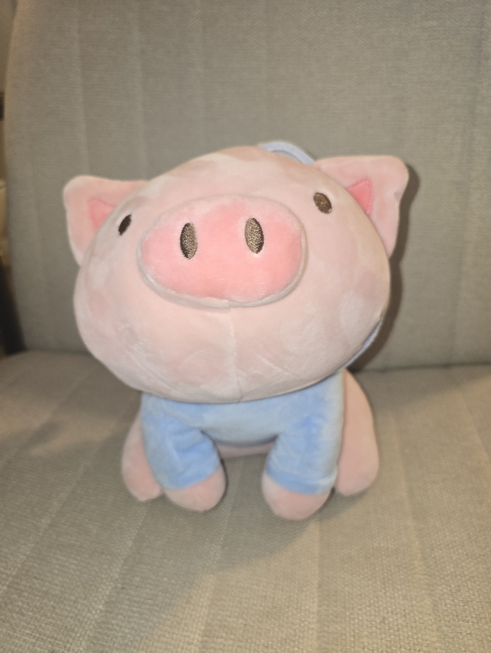 Miniso Plush Pig with Pink Hoodie with Koala Hoodie 12"